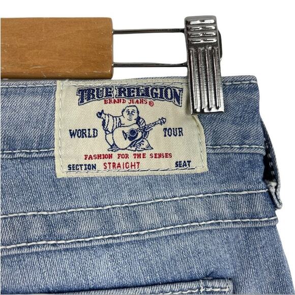 True Religion Straight Leg Light Wash Jeans 27 - Picture 9 of 14